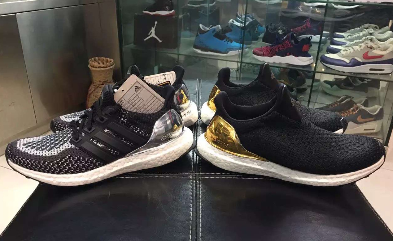 black and silver ultra boost