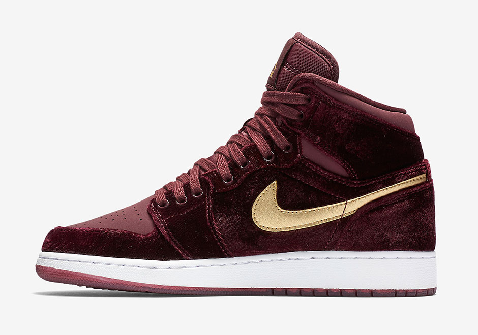 jordans maroon and gold