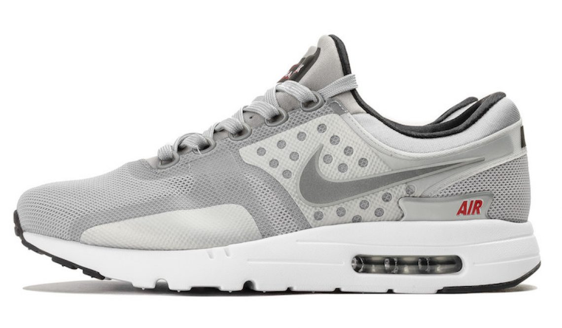 nike air max zero metallic silver