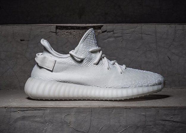 all white yeezy boost
