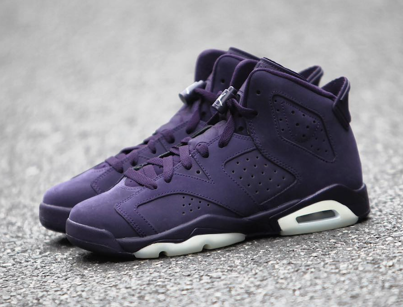 purple jordan 6s