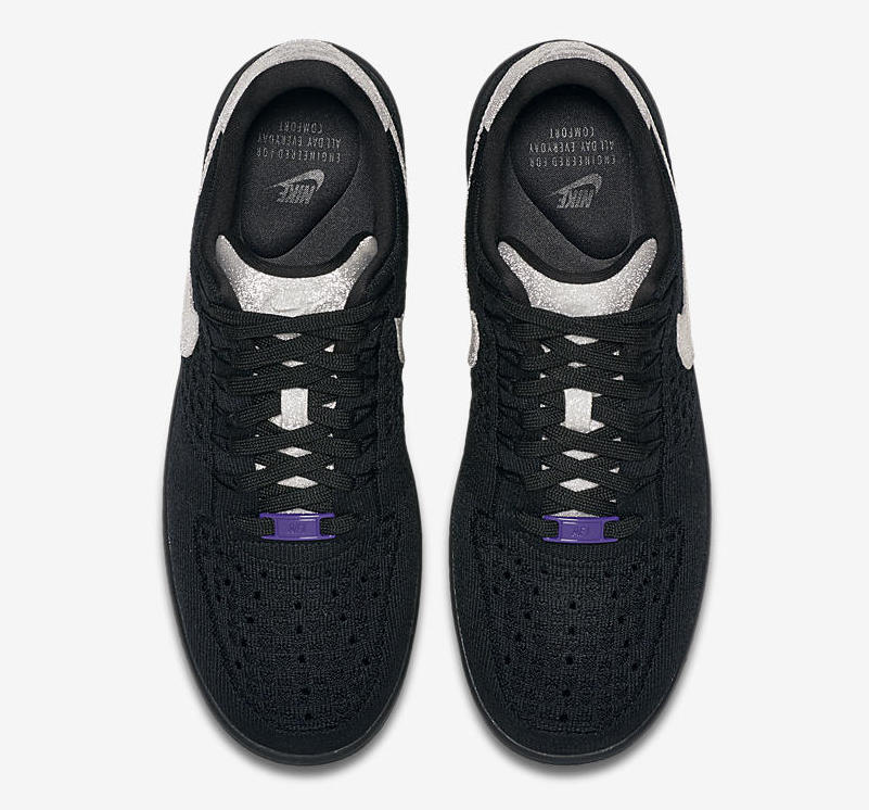 2月1７日発売☆ Nike Air 1 Ultra Flyknit Black/Metallic Silver 908670-001 【ナイキ エアフォース１ ウルトラフライニット】 – Sneaker Peace