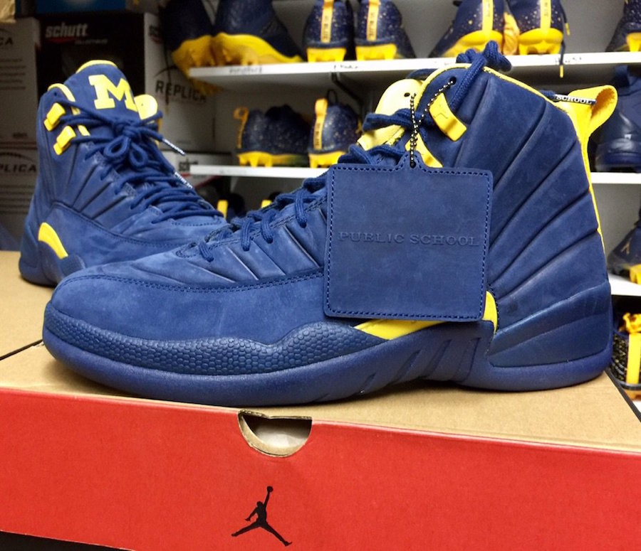 jordan 12 psny michigan