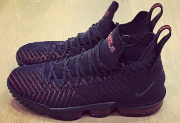 9月20日発売予定★ Nike LeBron 16  Black/Black-University Red  AO2588-002　 (ナイキ レブロン 16)
