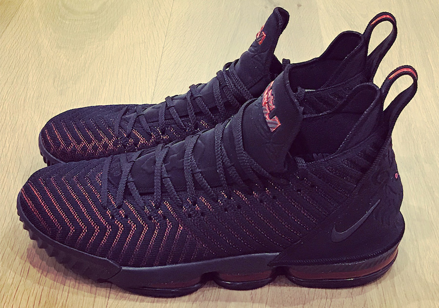 オーディオ機器 イヤフォン 9月20日発売予定☆ Nike LeBron 16 Black/Black-University Red AO2588 
