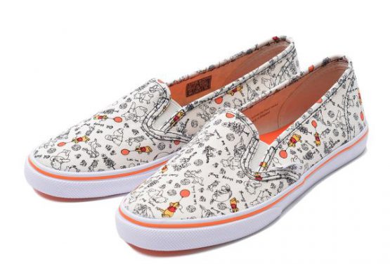 親子で履ける！くまのプーさん【VANS】 バンズ SLIP ON LP スリッポン ロープロファイル V782W W.POOH POOH