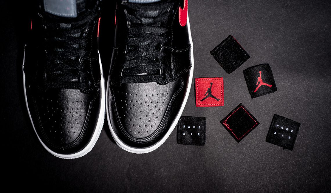 動画あり！！国内９月１日発売　Air Jordan 1 Rare Air  BLACK/GYM RED-BLACK-WHITE (332550-012)