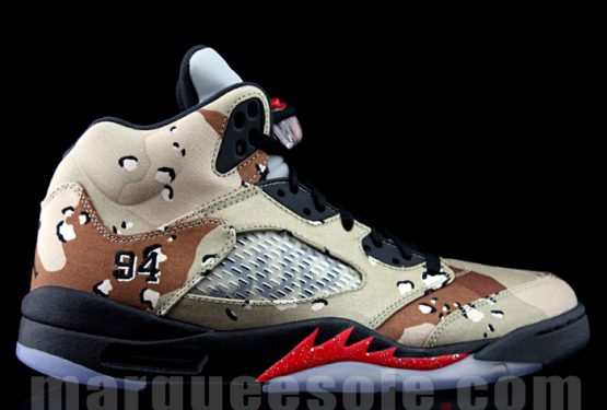 Another Look at the Supreme x Air Jordan 5 “Camo”