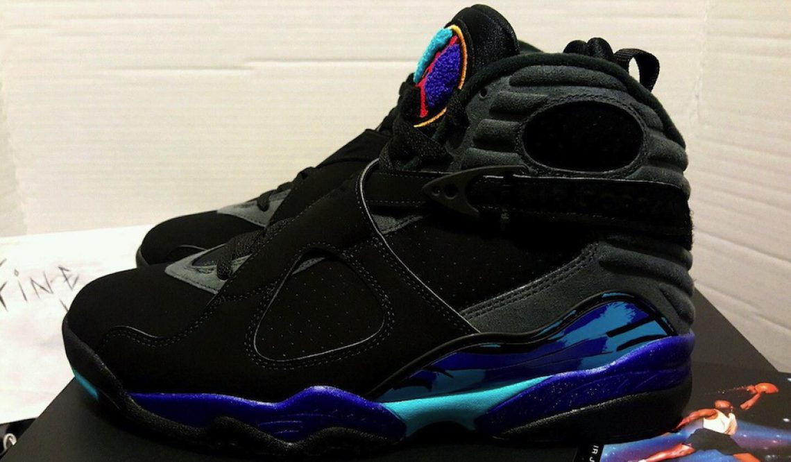 11月6日追記！NEW画像リーク★１１月発売予定！Air Jordan 8 Retro “Aqua” Black/Bright Concord-Aqua Tone 305381-025