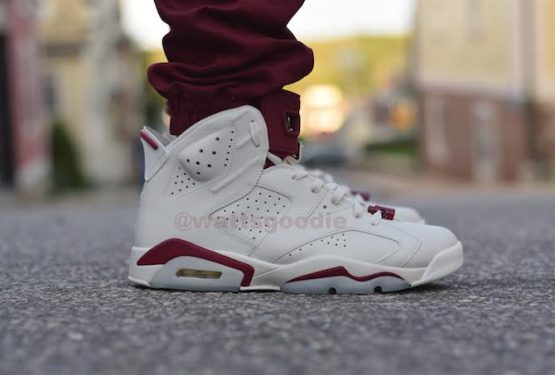 10月発売予定！！　2015 Air Jordan 6 OG “Maroon” On Feet movie