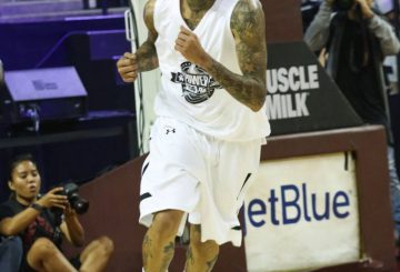 MOVIE バッシュに注目！Power 106 All-Star Celebrity Basketball Game  ”Chris Brown”