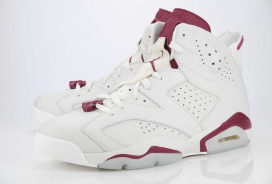 １２月発売決定？Nike Air Jordan 6 Maroon 【エアジョーダン６ マルーン】Off-White/New Maroon 384664-116