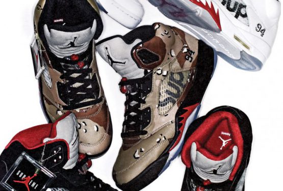 SUPREME×AIR JORDAN5 MOVIE集