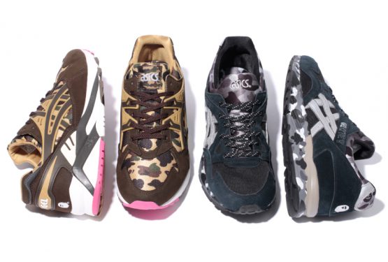 追記★ZOZOにて１２月５日発売★ A BATHING APE × ASICS TIGER  GEL-KAYANO TRAINER ／　GEL-LYTE V【 ア・ベイシング・エイプ × アシックス タイガー ゲルカヤノ トレーナー ／ゲルライト5】