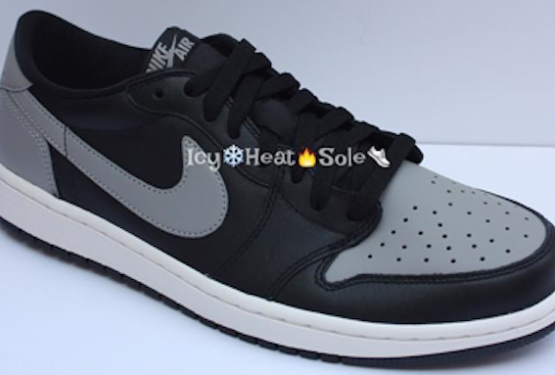 海外１２月３０日発売予定★nike Air Jordan 1 Low OG “Shadow”（705329-003）【ナイキ エアジョーダン１ ロー】
