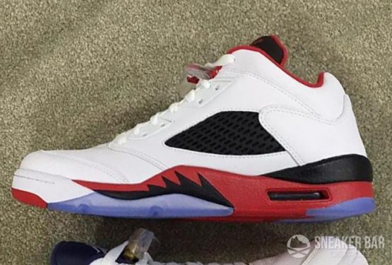 リーク★３月発売予定！NIKE Air Jordan 5 Low ( 819171-101) “Fire Red”【ナイキ エアジョーダン５】