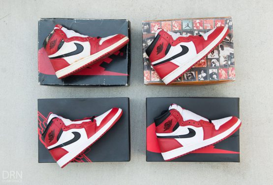 考察★4世代に見る NIKE AIR JORDAN 1 “CHICAGO” 【ナイキ エアジョーダン１】
