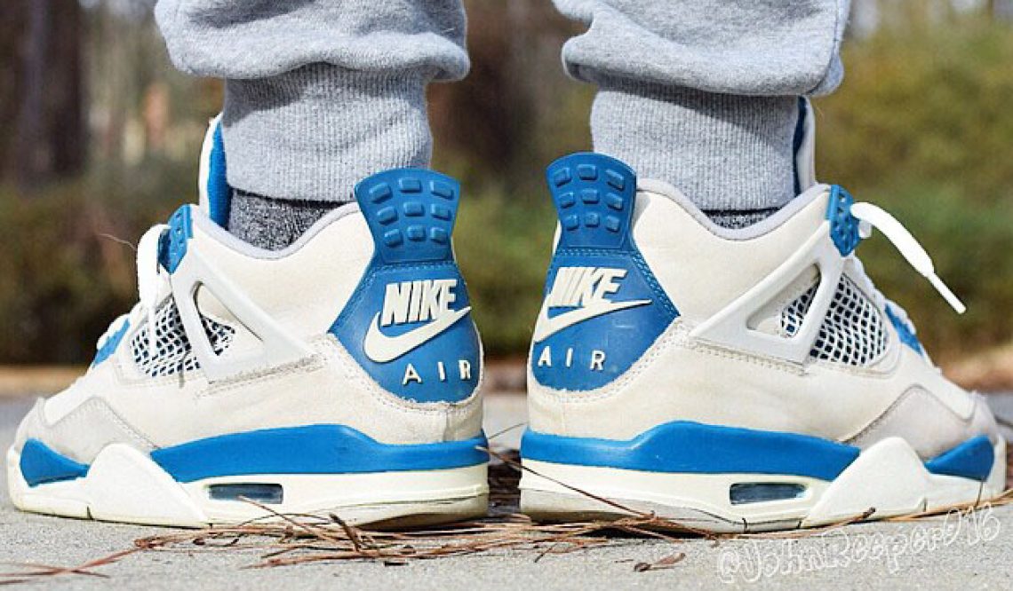 2016秋発売？ NIKE Air Jordan 4  OG “Military Blue”【ナイキ エアジョーダン４ ミリタリーブルー】White/Neutral Grey-Military Blue