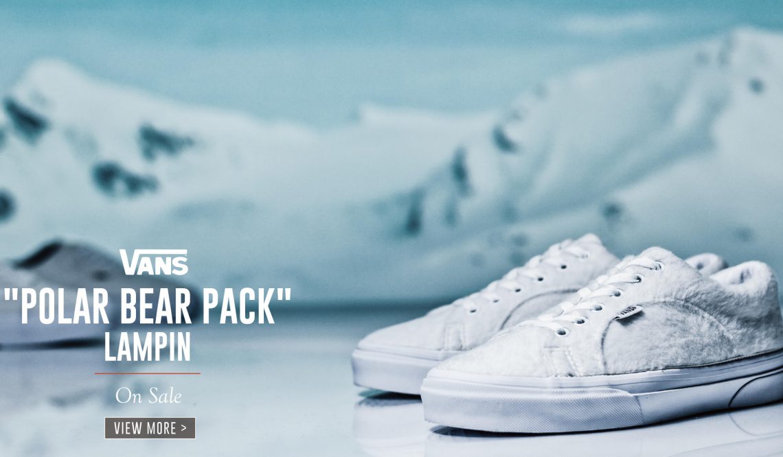 BILLY’S限定★シロクマ（ホッキョクグマ）３部作★VANS “POLAR BEAR PACK” BILLY’S ENT EXCLUSIVE（バンズ )ユニセックス対応
