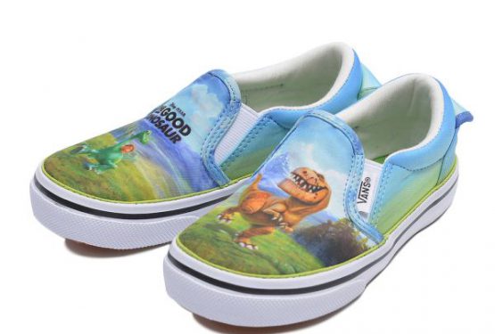 先行受注特典付き★キッズ  VANS  SLIP ON V98CJ TGD CG.DINOSAUR 【バンズ スリッポン 】