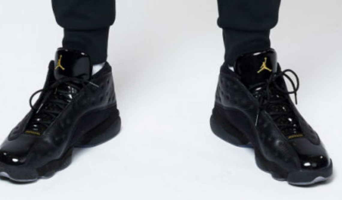 sample?　Kawhi Leonard PE ?  nike Air Jordan 13 Low 　Black Gold Patent Leather  【サンプル? クワイ レナード PE エアジョーダン１３ low】