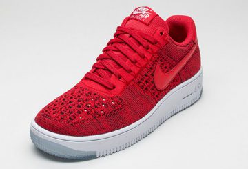 Nike Air Force 1 Low Flyknit “University Red” 817419-600　【ナイキ フライニット　エアフォース１】
