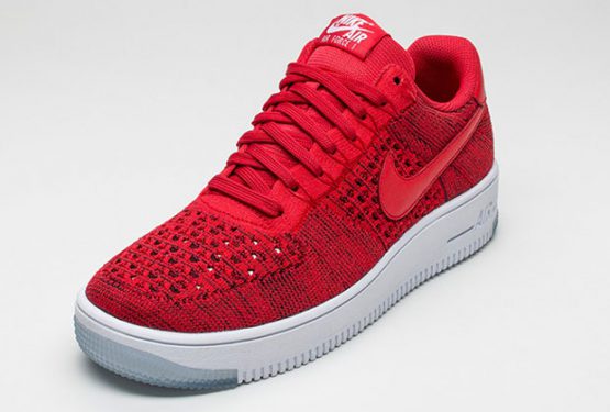Nike Air Force 1 Low Flyknit “University Red” 817419-600　【ナイキ フライニット　エアフォース１】
