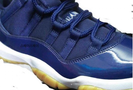 リーク★NIKE Air Jordan 11 Low Blue Navy White Gum  【ナイキ エアジョーダン １１ LOW】