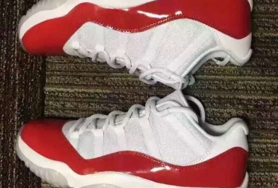 MOVIE★2016年夏発売予定★NIKE AIR JORDAN 11 LOW　“VARSITY RED” 　WHITE/VARSITY RED 528895-102　【ナイキ エアジョーダン１１ LOW 】