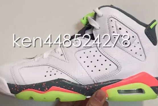 4月30日発売★レディース★NIKE Air Jordan 6 GS “Bright Mango” 384665-114  【ナイキ エアジョーダン６ ｇｓ 】