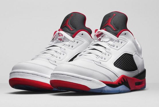 国内3月12日発売★NIKE Air Jordan 5 Low “Fire Red”