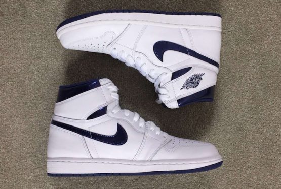 MOVIE★ 6月4日発売★NIKE Air Jordan 1 Retro High OG White/Metallic Navy 555088-106 【ナイキ エアジョーダン１ OG】