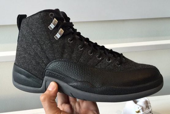10月1発売予定★ NIKE Air Jordan 12 Wool Dark Grey/Metallic Silver-Black 852627-003 【ナイキ エアジョーダン１２】