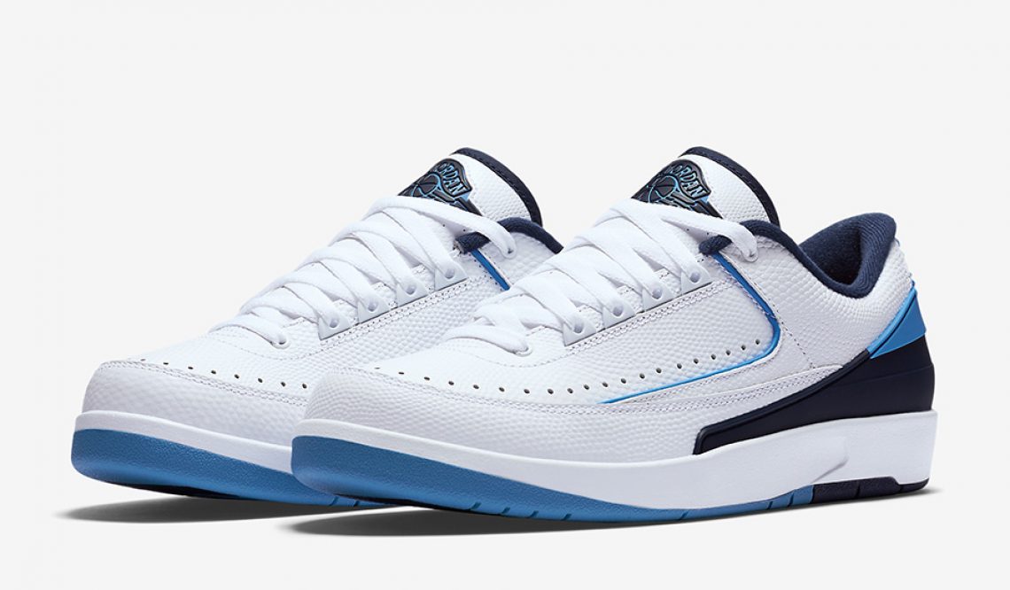 MOVIE★国内6月11日発売予定★ NIKE AIR JORDAN 2 LOW “UNC”  White/University Blue-Midnight Navy  832819-107 【ナイキ エアジョーダン2　ロー】