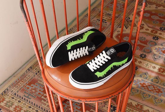 ユニセックス★7月8日発売予定★ MAGICAL MOSH MISFITS × VANS OLD SKOOL MMM BLACK/GREEN　【マジカルモッシュミスフィッツ × バンズ オールド スクール】