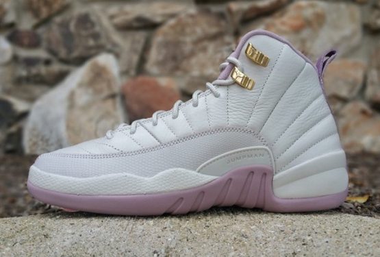 9月10日発売★ Nike Air Jordan 12 Retro GS Heiress Light Bone/Metallic Gold Star-Plum Fog 845028-025 【ナイキ エアジョーダン12 gs】