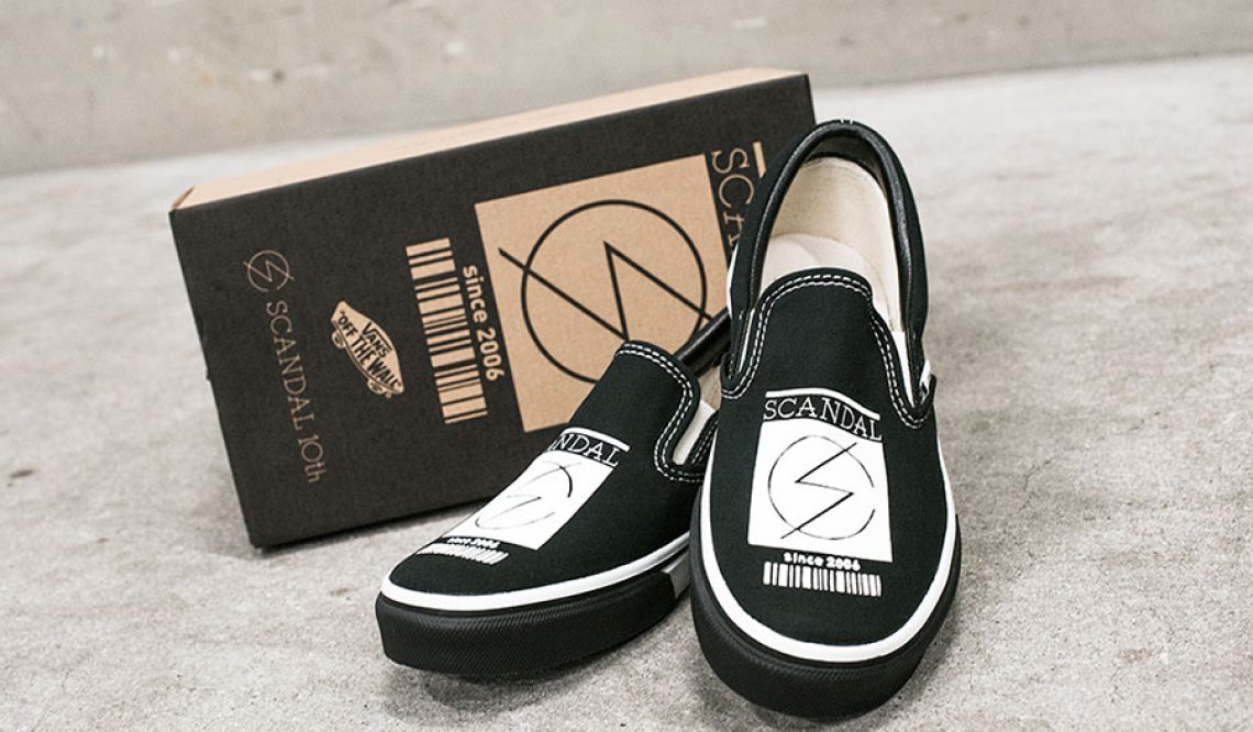 ８月２１日オンライン発売情報★ SCANDAL X VANS　Slip-On　【スキャンダル×バンズ スリッポン】