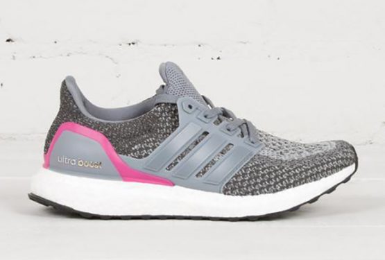 レディース★ ADIDAS WMNS ULTRA BOOST  Grey/Shocking Pink  AQ5936  【アディダス ウルトラブースト】