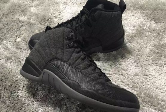 MOVIE追記★10月1日発売予定★NIKE Air Jordan 12 Wool Dark Grey/Metallic Silver-Black 852627-003　【ナイキ エアジョーダン１２ ”WOOL”】