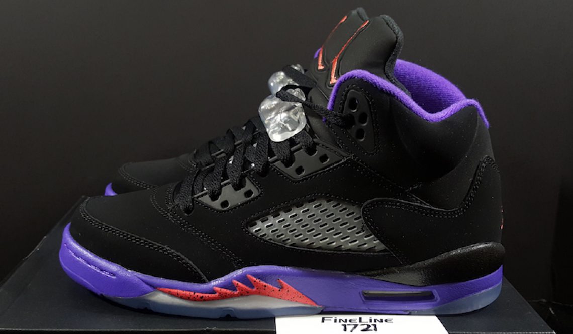 追記★9月17日発売★ NIKE Air Jordan 5 GS “Raptors” Black/Ember Glow-Fierce Purple 440893-017 【ナイキ エアジョーダン5】