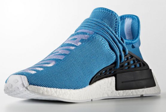 10月1日発売予定★Pharrell Williams x adidas HU NMD “Human Being” Shale Blue/Shale Blue-Footwear White BB0618　【ファレル ウイリアムス×アディダス NMD 】