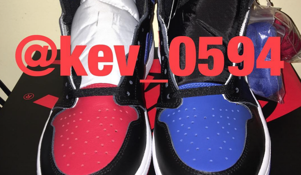 NEW IMAGES★ NIKE Air Jordan 1 Retro High OG “Top 3” Black/Varsity Red-Varsity Royal 555178-010