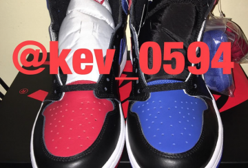 NEW IMAGES★ NIKE Air Jordan 1 Retro High OG “Top 3” Black/Varsity Red-Varsity Royal 555178-010