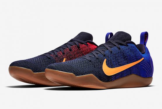 9月8日発売★ Nike Kobe 11 Elite Low “Barcelona” College Navy/University Red-Racer Blue 844130-464　【ナイキ コービー１１ エリート ”バルセロナ”】