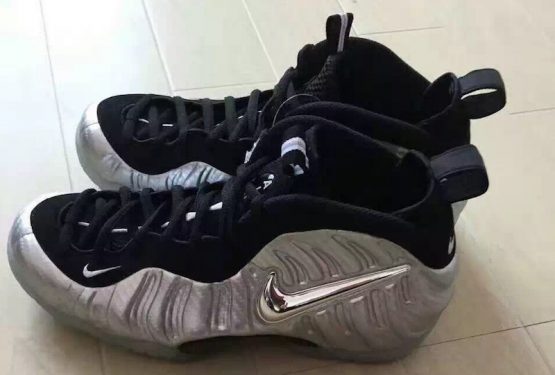 2017年3月発売予定★Nike Air Foamposite Pro PRM LE “Silver Surfer” Metallic Silver/Black-Metallic Silver 616750-004 【ナイキ エア フォームポジット プロ】