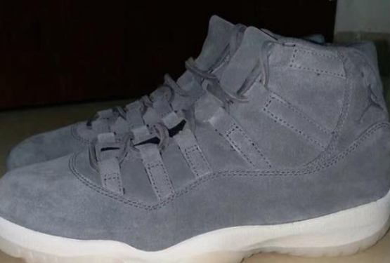 NIKE Air Jordan 11 PRM “Suede” Cool Grey/Sail 914433-003　【ナイキ エアジョーダン１１ PRM】