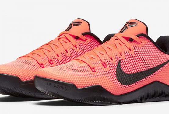 10月15日発売★ Nike Kobe 11 Bright Mango/Bright Crimson-Black 836183-806 　【ナイキ コービー11】