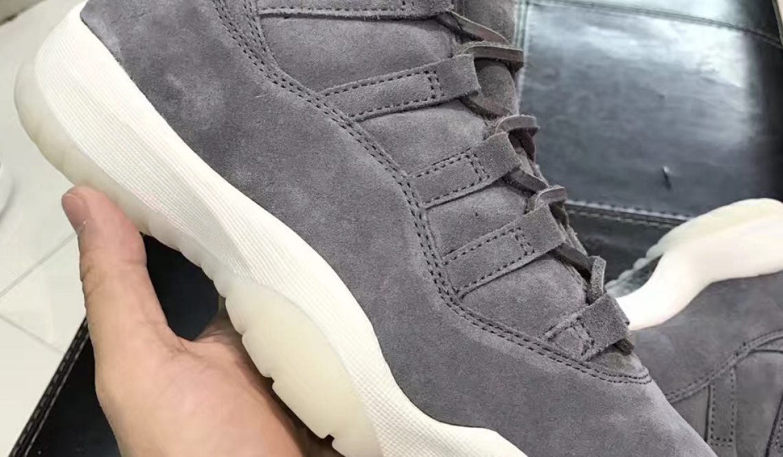詳細画像★NIKE Air Jordan 11 Premium “Grey Suede” Cool Grey/Sail 914433-003　【ナイキ エアジョーダン11】