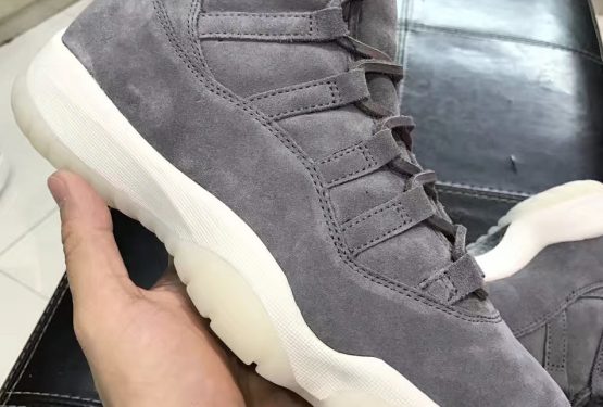詳細画像★NIKE Air Jordan 11 Premium “Grey Suede” Cool Grey/Sail 914433-003　【ナイキ エアジョーダン11】