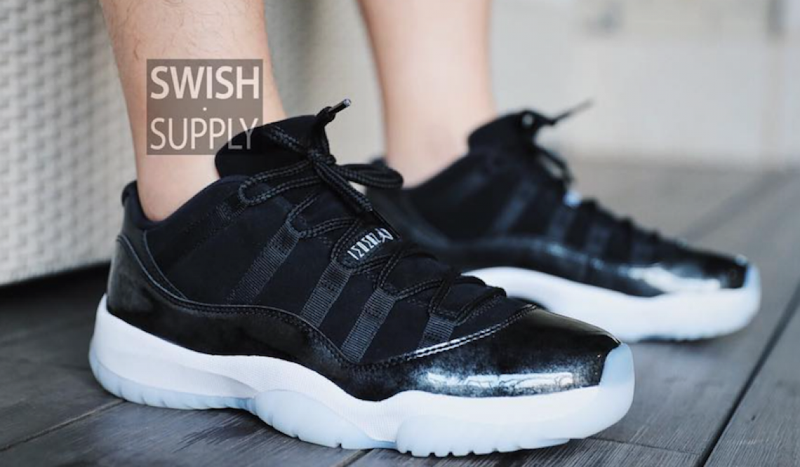 4月発売予定★NEW IMAGES★NIKE Air Jordan 11 Low “Barons” Black/Metallic Silver-White 528895-010 【ナイキ エアジョーダン１１ LOW】